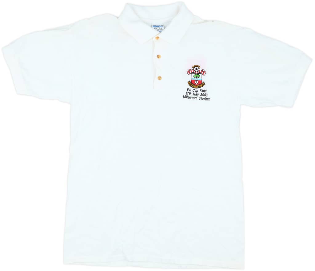 2002-03 Southampton 'FA Cup Final' Polo Shirt - 6/10 - (M)
