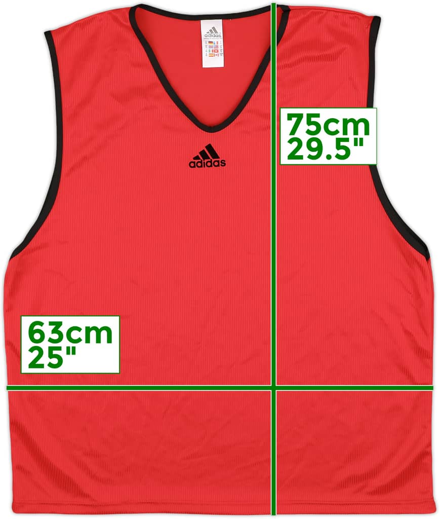1990s adidas Template Training Bib - 10/10 - (XL)