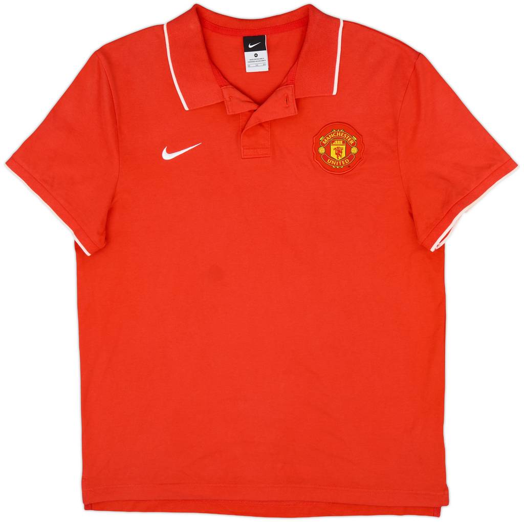 2010-11 Manchester United Nike Polo Shirt - 8/10 - (XL)