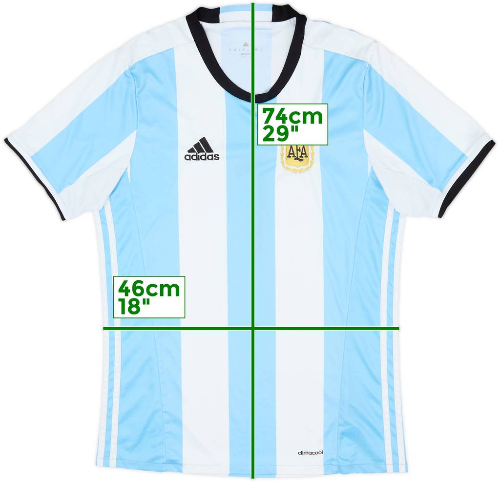 2016-17 Argentina Home Shirt - 7/10 - (M)