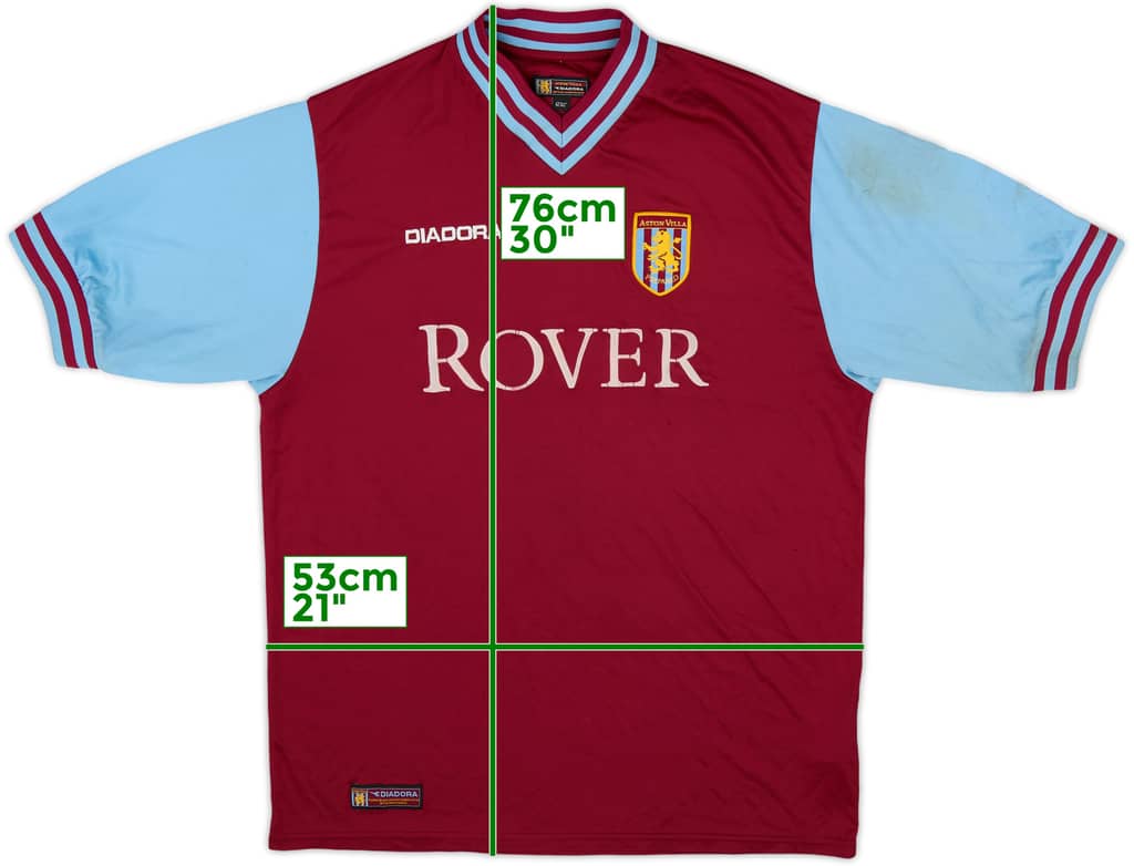 2002-03 Aston Villa Home Shirt - 5/10 - (L)