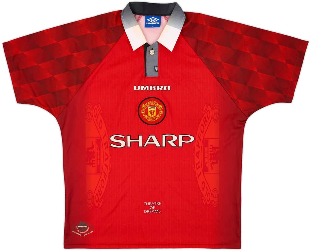 1996-98 Manchester United Home Shirt - 5/10 - (L)