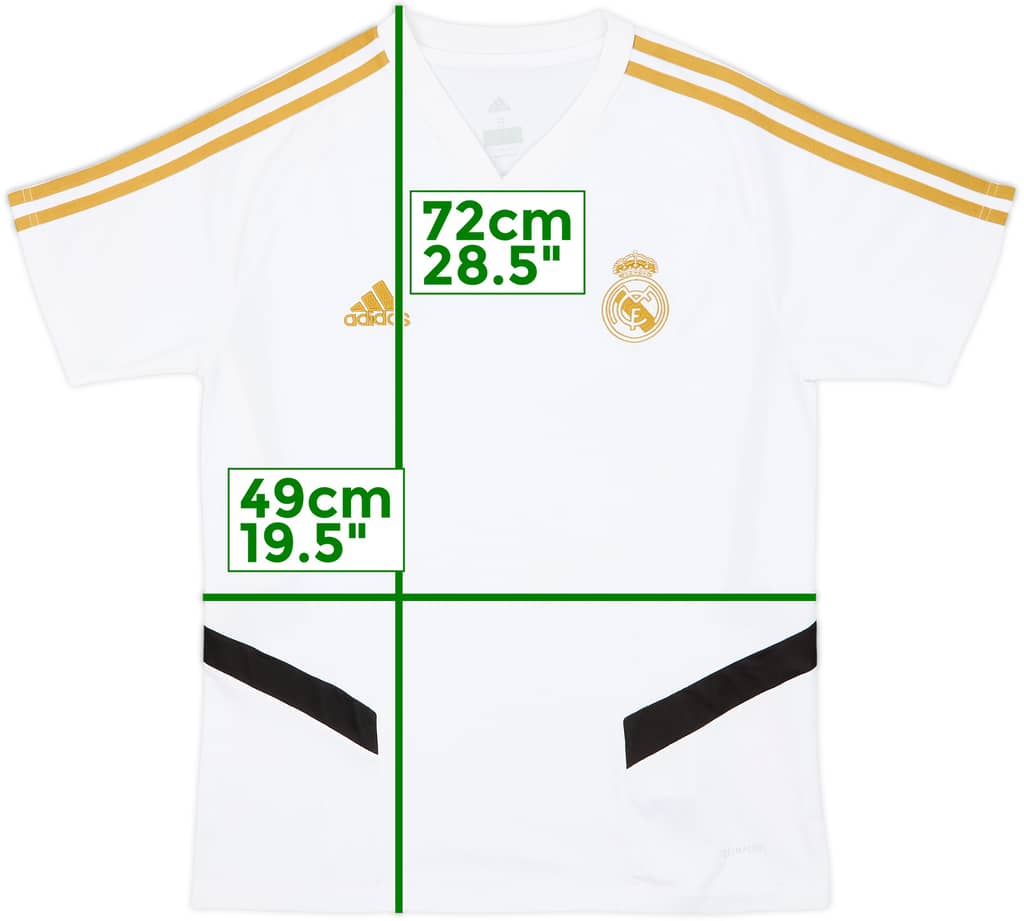 2019-20 Real Madrid adidas Training Shirt - 8/10 - (L)
