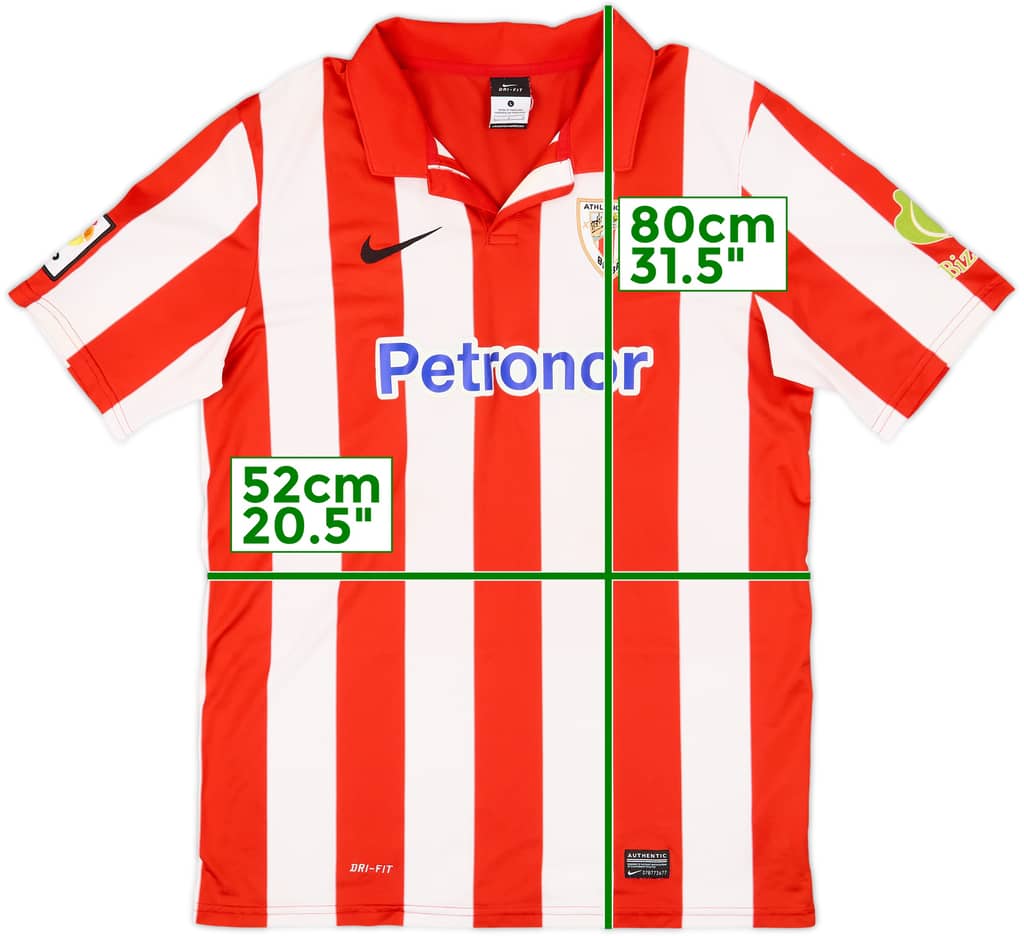 2013-14 Athletic Bilbao Home Shirt - 7/10 - (L)