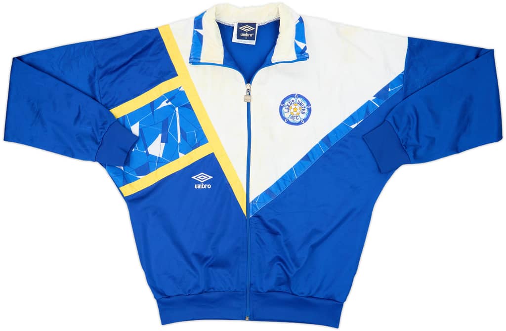 1990-91 Leeds United Umbro Track Jacket - 6/10 - (M)