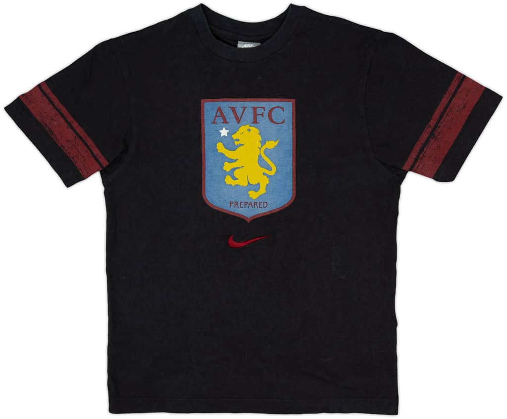 2008-09 Aston Villa Nike Graphic Tee - 7/10 - (S)