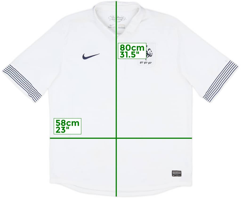 2012-13 France Away Shirt - 8/10 - (XL)