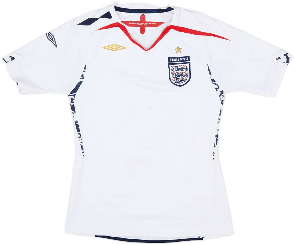 2007-09 England Home Shirt - 4/10 - (Women's S)