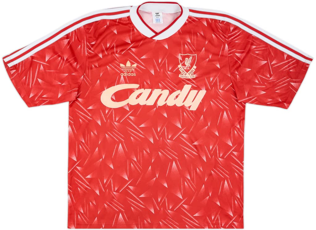 1989-91 Liverpool Home Shirt - 5/10 - (L)