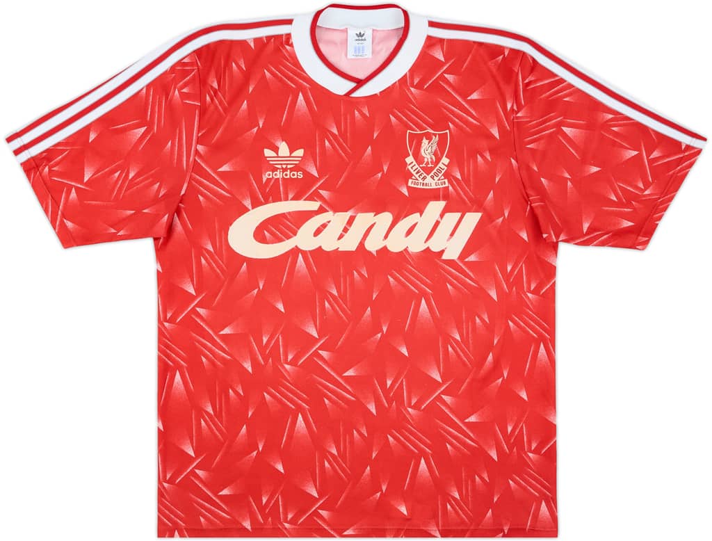 1989-91 Liverpool Home Shirt - 9/10 - (M/L)