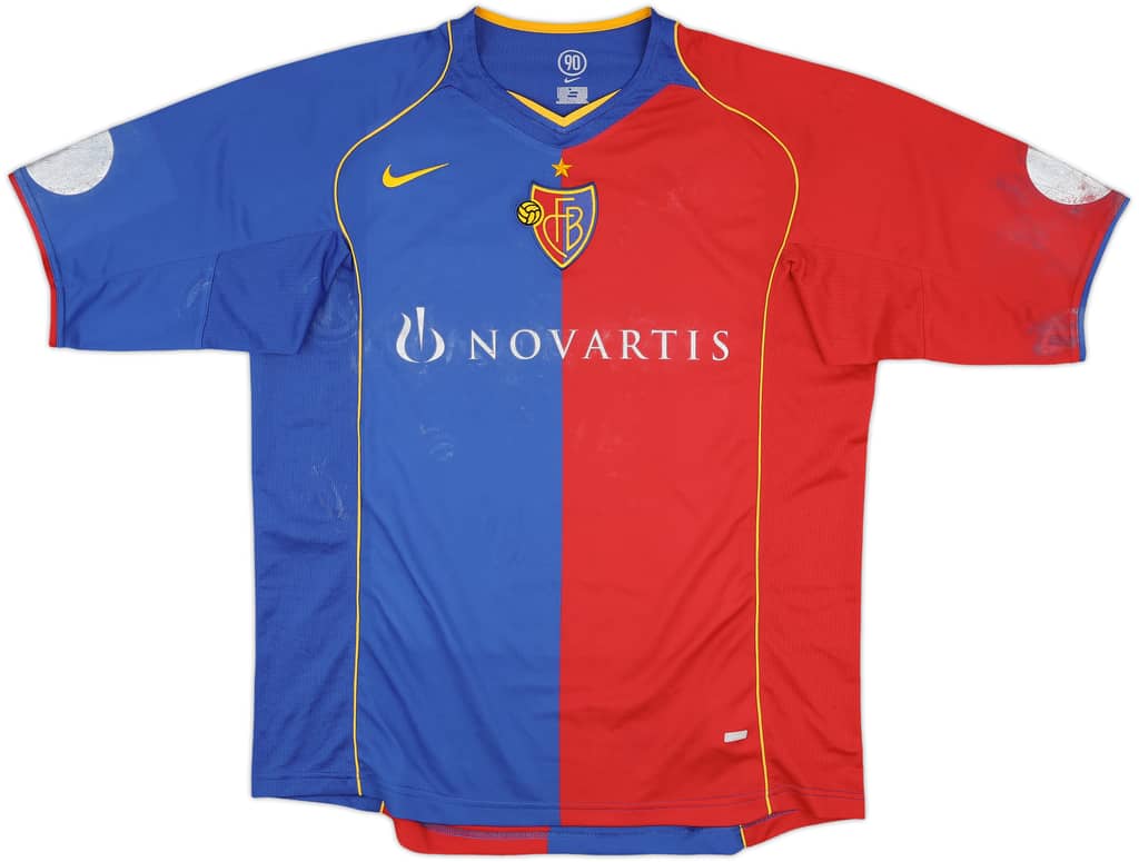 2004-05 FC Basel Home Shirt - 4/10 - (XL)