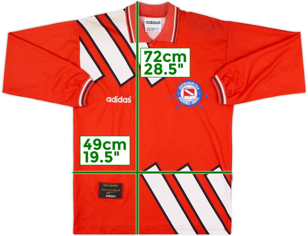 1997-98 Argentinos Juniors Home L/S Shirt - 9/10 - (M)