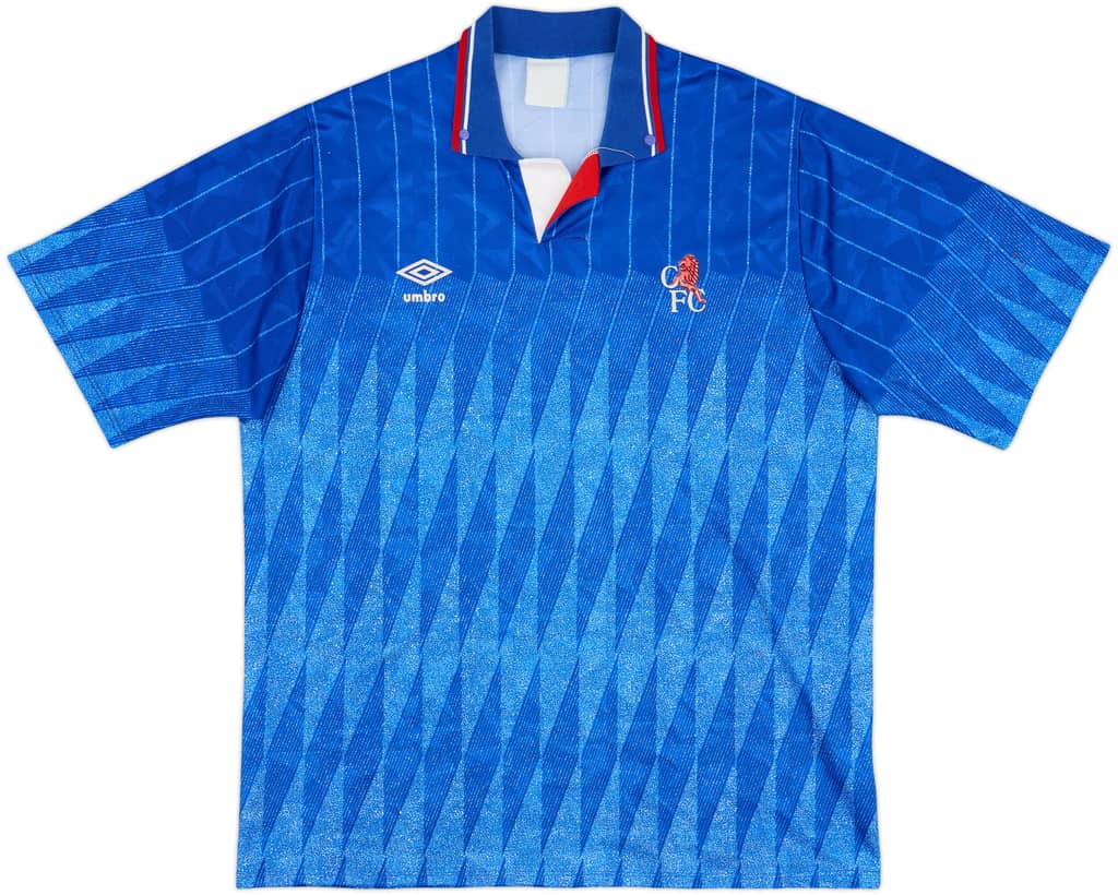 1989-91 Chelsea Home Shirt - 7/10 - (XL)