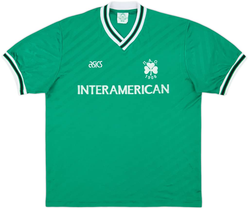1991-92 Panathinaikos Home Shirt - 8/10 - (M)