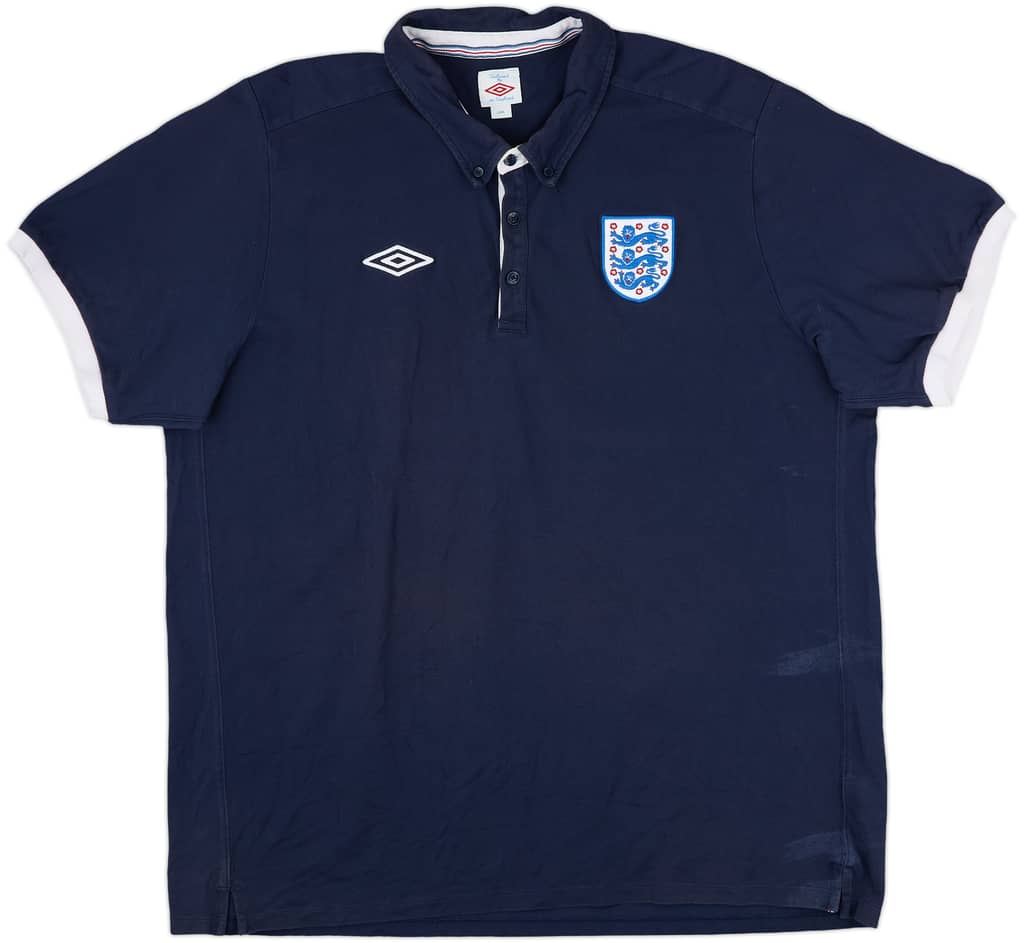 2010-11 England Umbro Polo Shirt - 9/10 - (4XL)