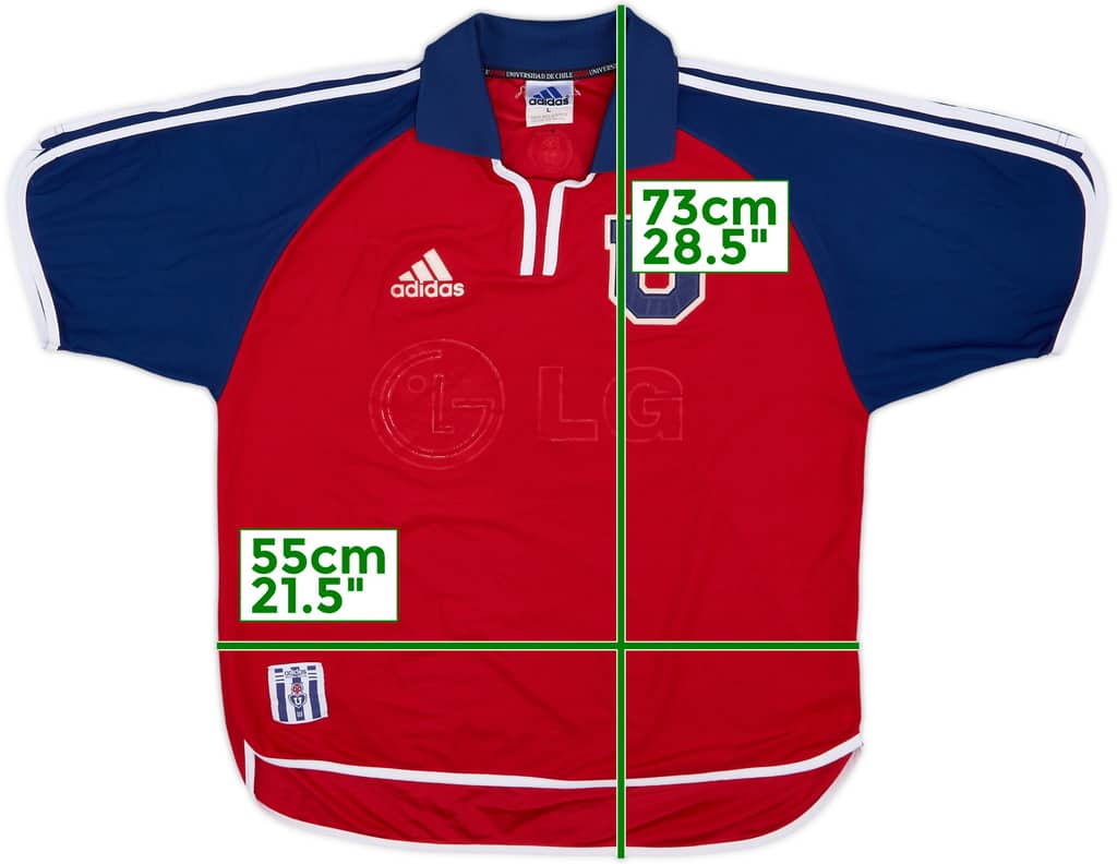 2001-02 Universidad de Chile Away Shirt - 4/10 - (L)