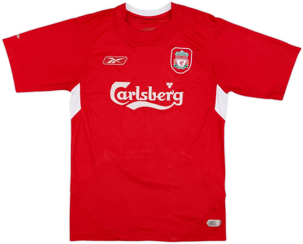 2004-06 Liverpool Home Shirt - 4/10 - (XL.Boys)