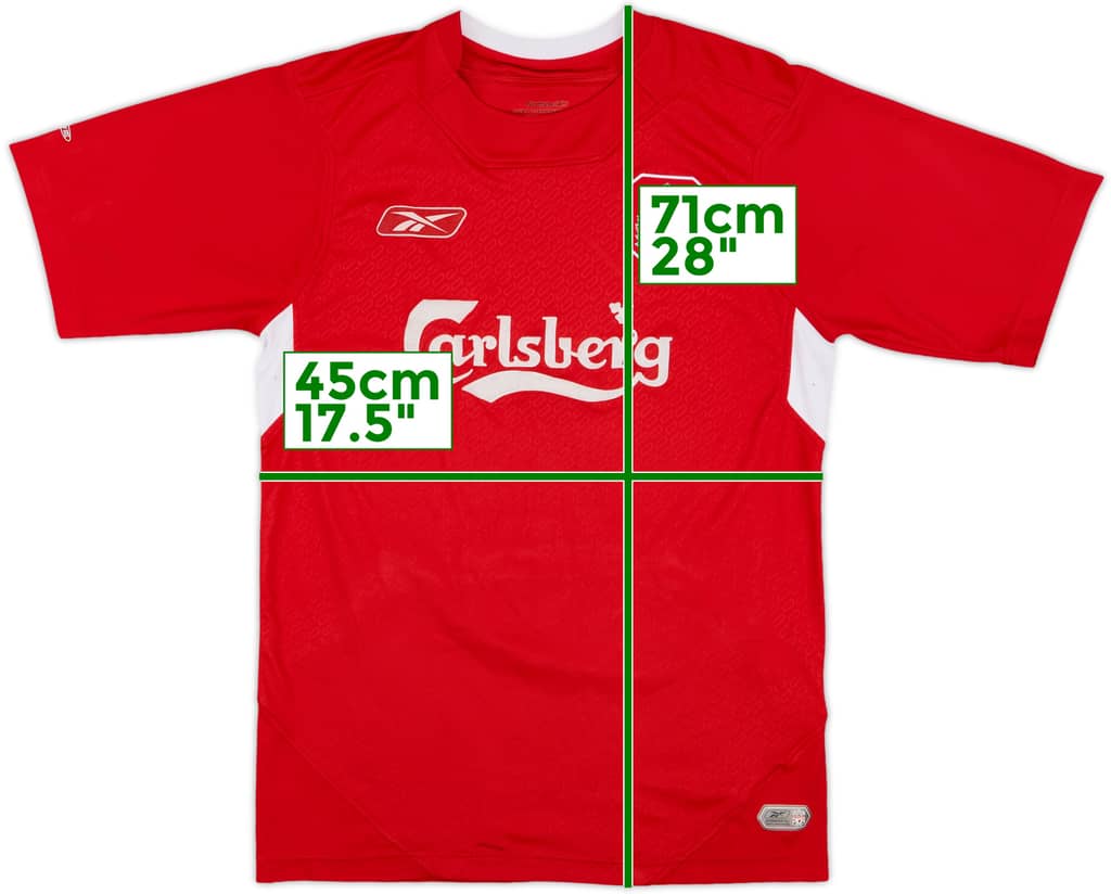 2004-06 Liverpool Home Shirt - 4/10 - (XL.Boys)