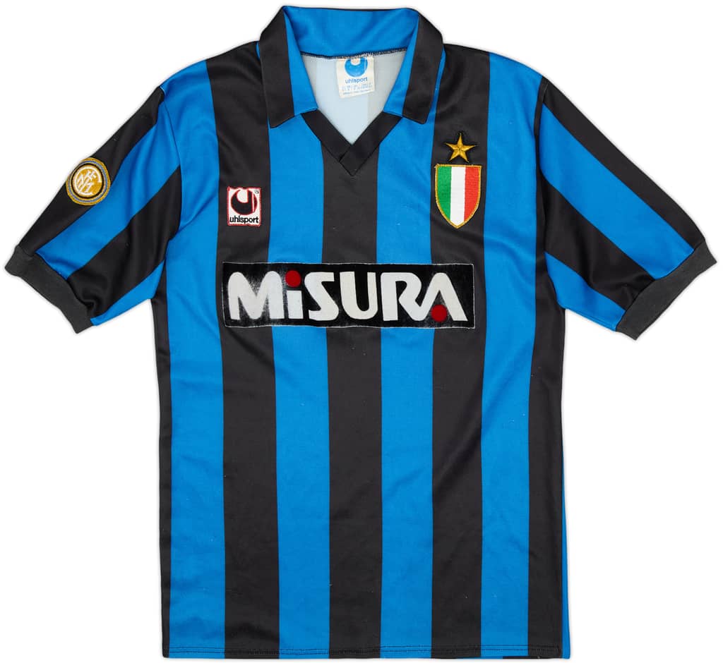 1989-90 Inter Milan Home Shirt - 6/10 - (S)