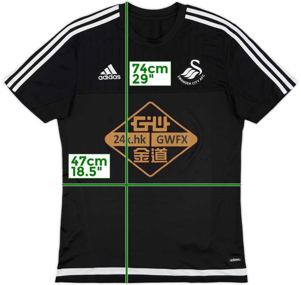 2014-15 Swansea adizero Training Shirt - 8/10 - (M)
