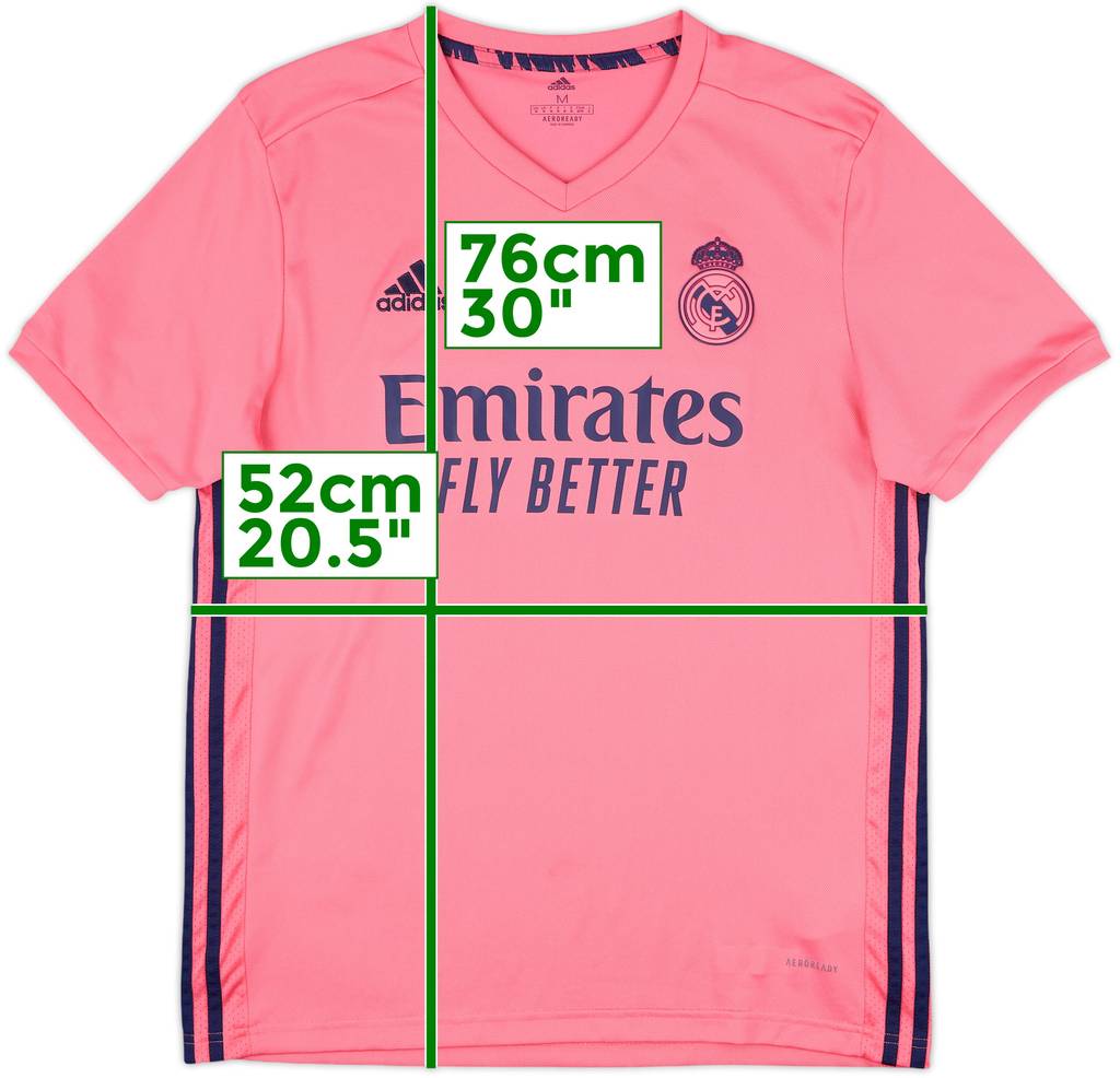 2020-21 Real Madrid Away Shirt - 8/10 - (M)
