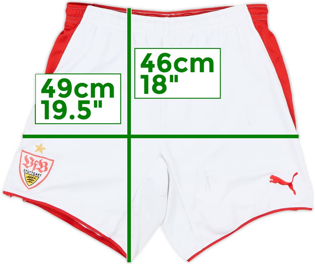 2009-10 Stuttgart Home Shorts - 5/10 - (S)