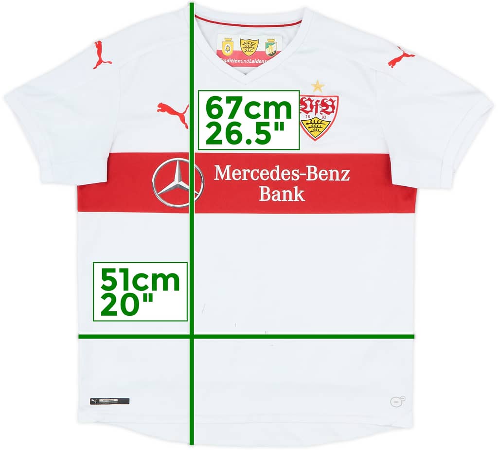 2015- 16 Stuttgart Home Shirt - 6/10 - (XL.Boys)