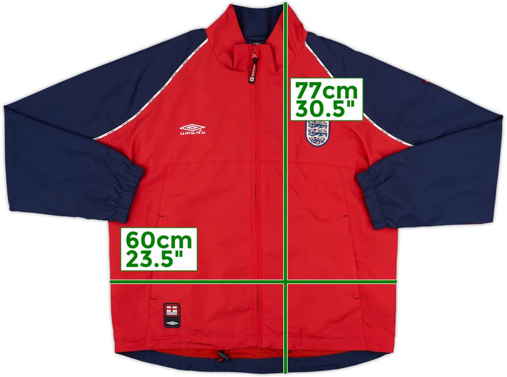 2004-06 England Umbro Track Jacket - 8/10 - (S)