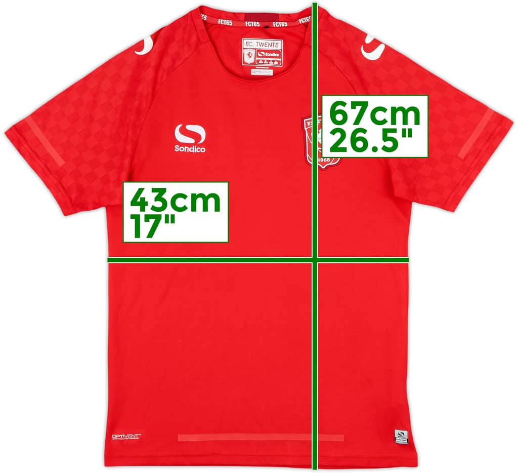 2017-18 FC Twente Sondico Training Shirt - 9/10 - (S)