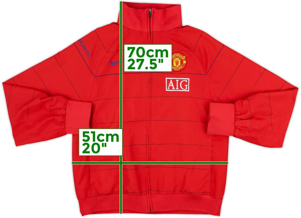 2008-09 Manchester United Nike Track Jacket - 5/10 - (S)