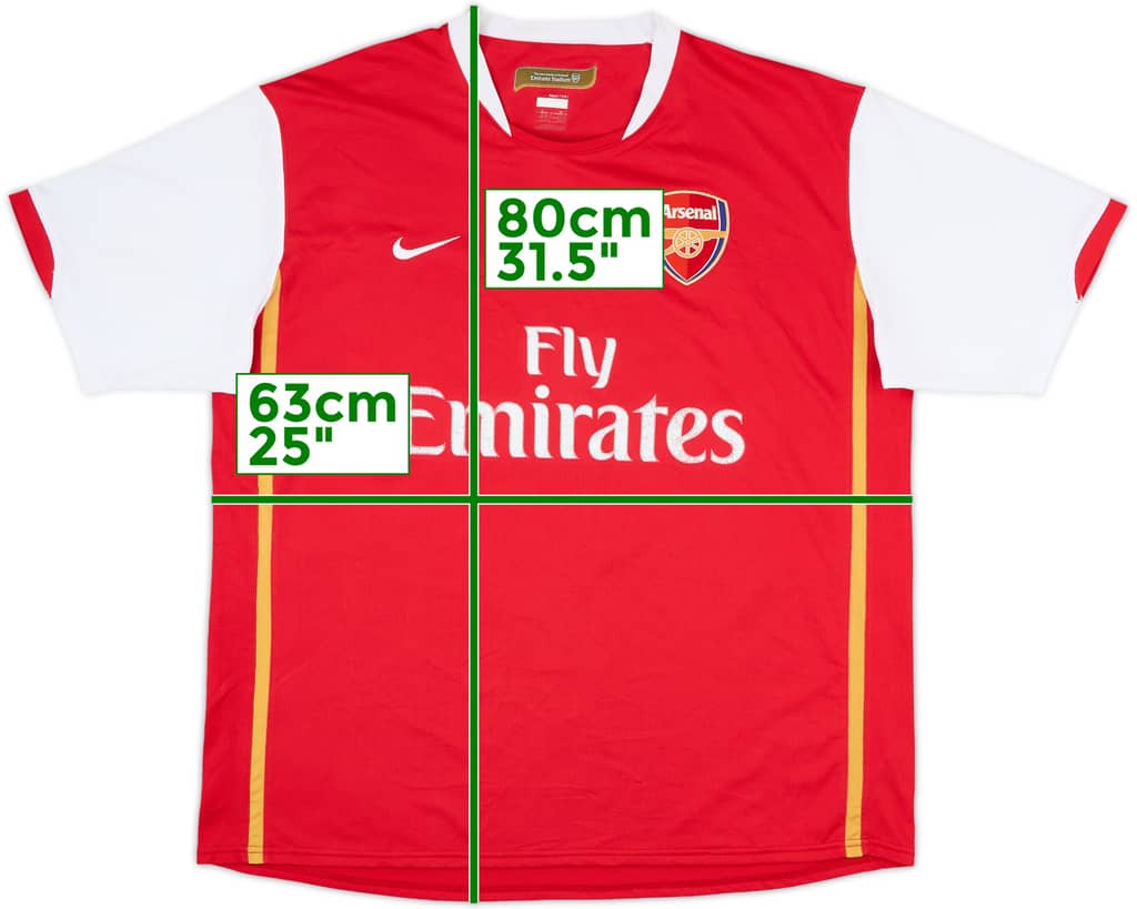 2006-08 Arsenal Home Shirt - 5/10 - (XL)