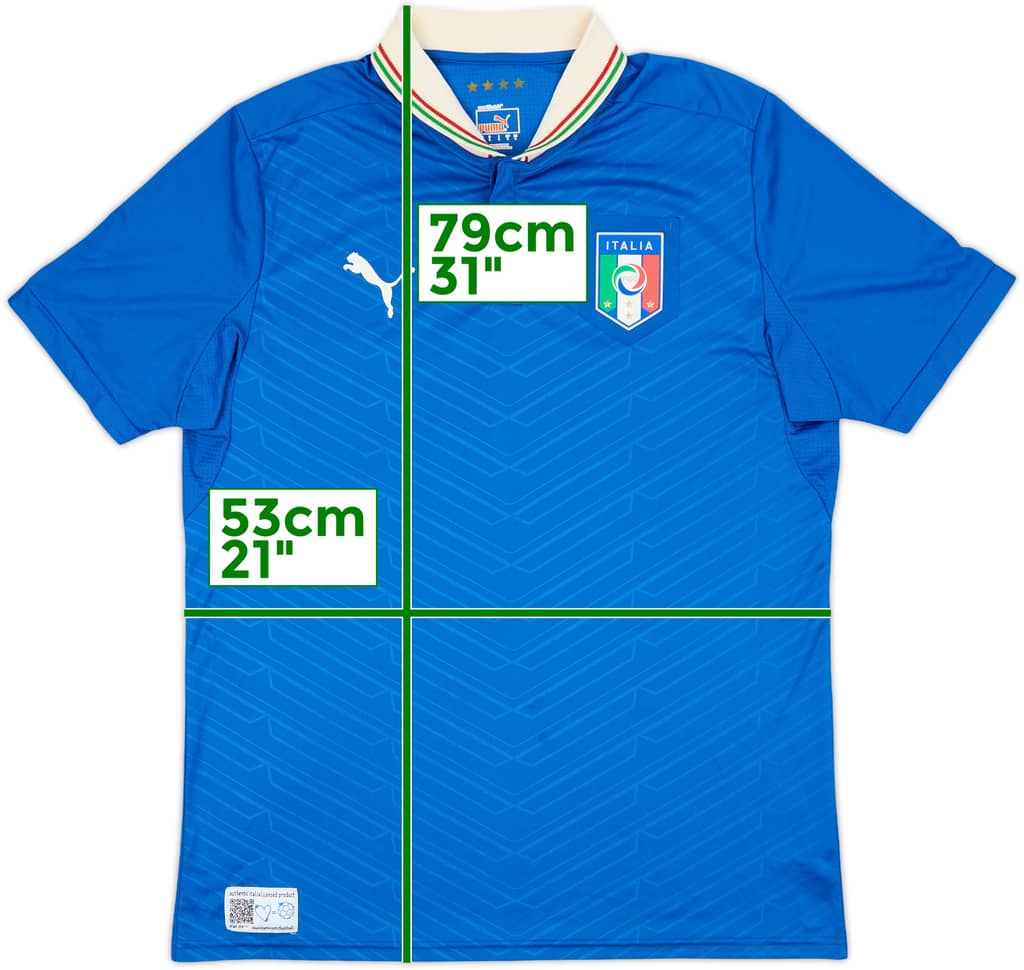 2012-13 Italy Home Shirt - 5/10 - (L)