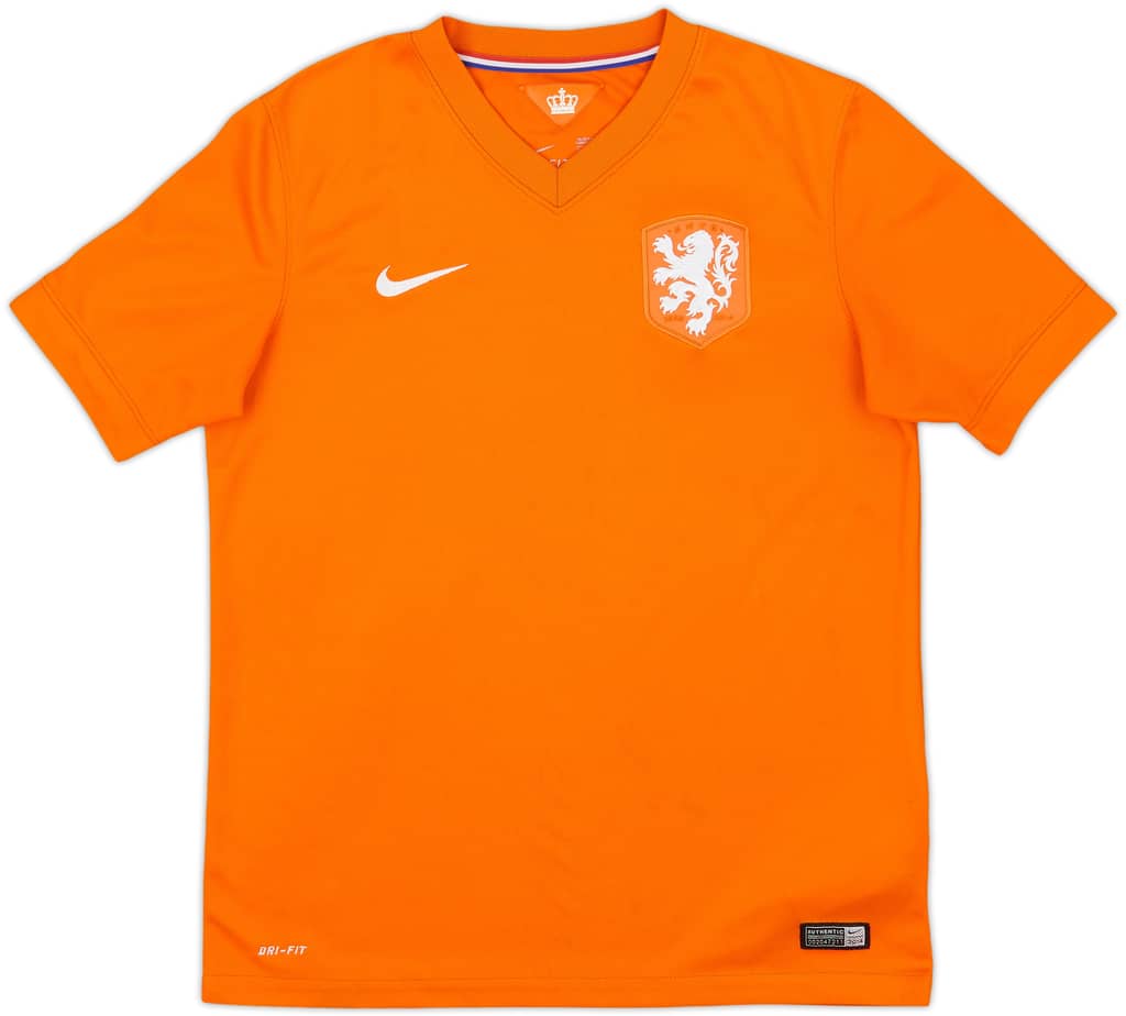 2014-15 Netherlands Home Shirt - 5/10 - (XL.Boys)