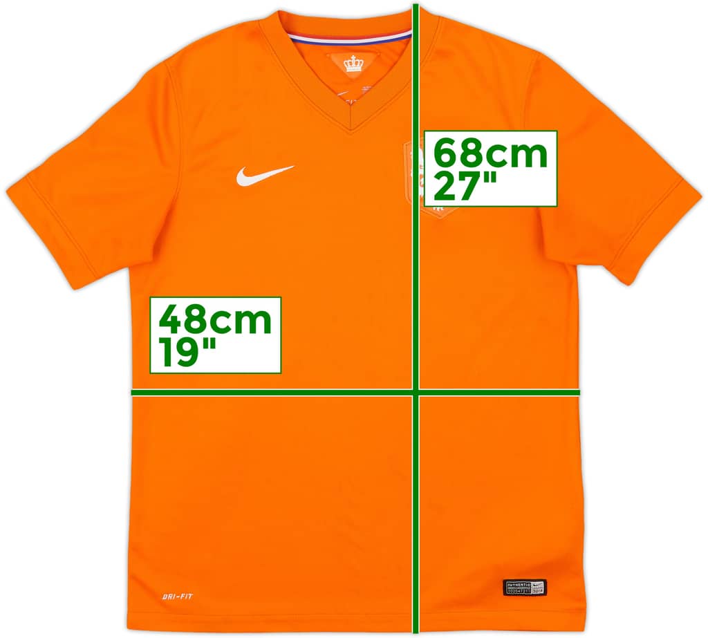 2014-15 Netherlands Home Shirt - 5/10 - (XL.Boys)