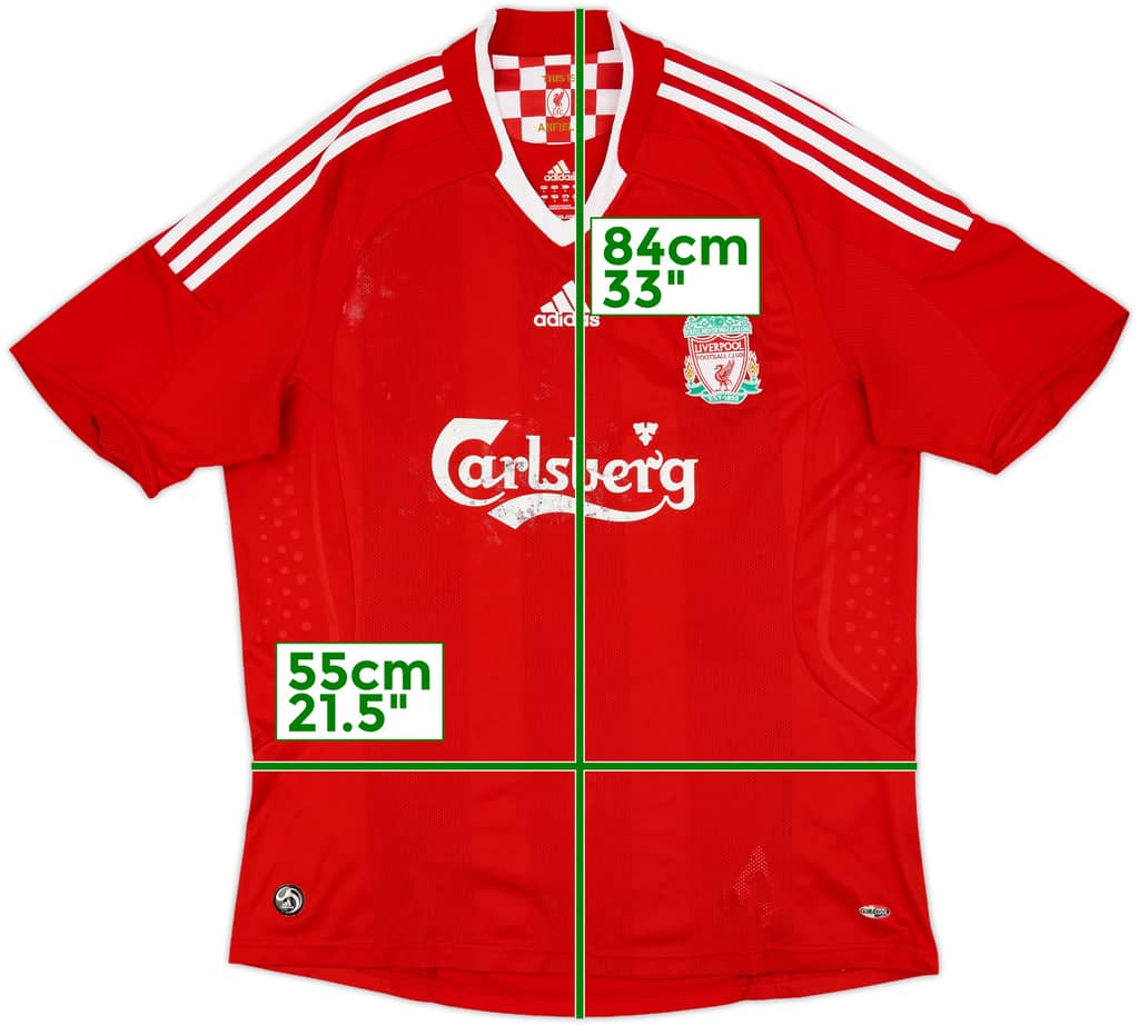2008-10 Liverpool Home Shirt - 5/10 - (L)