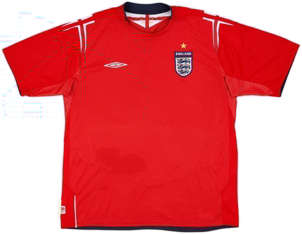 2004-06 England Away Shirt - 5/10 - (XL)