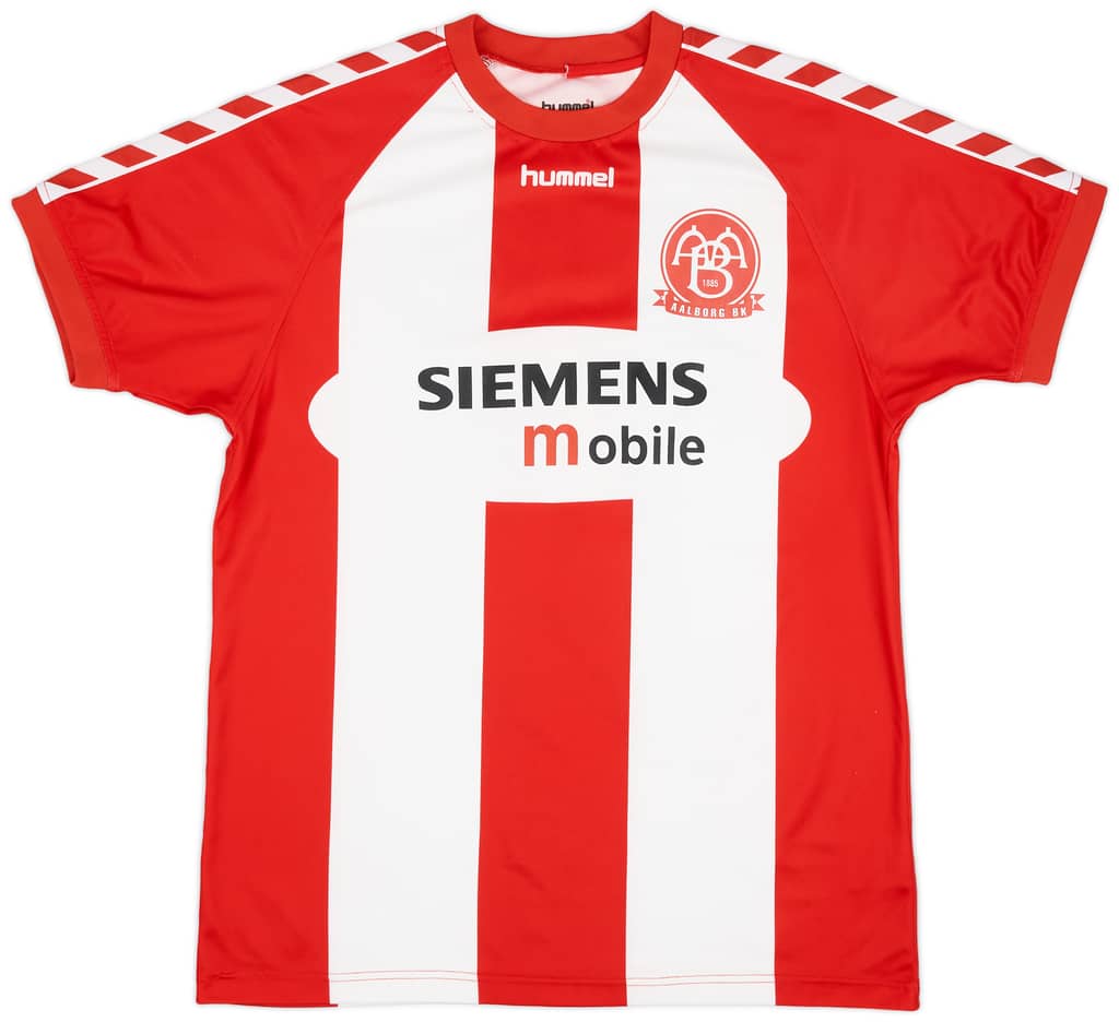 2004-05 Aalborg Home Shirt Lundberg #14 - 8/10 - (M/L)