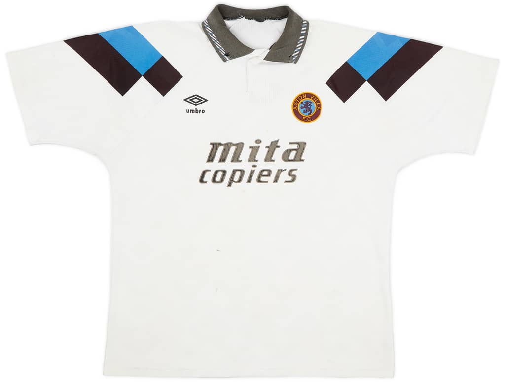 1990-92 Aston Villa Away Shirt - 6/10 - (XL)