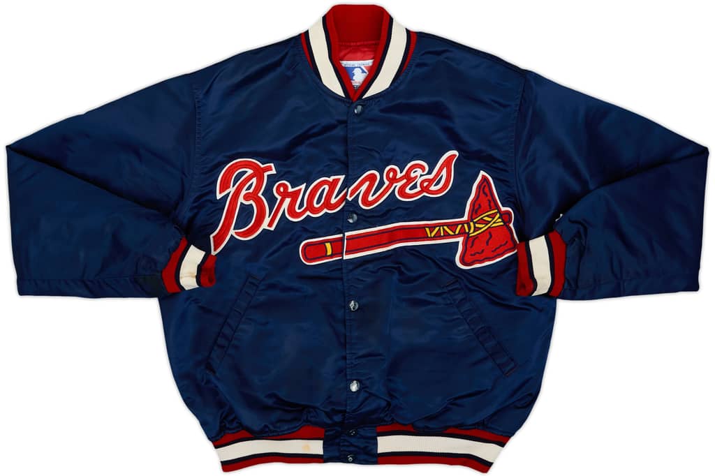 1990s Atlanta Braves Starter Satin Varsity Jacket - 6/10 - (L)
