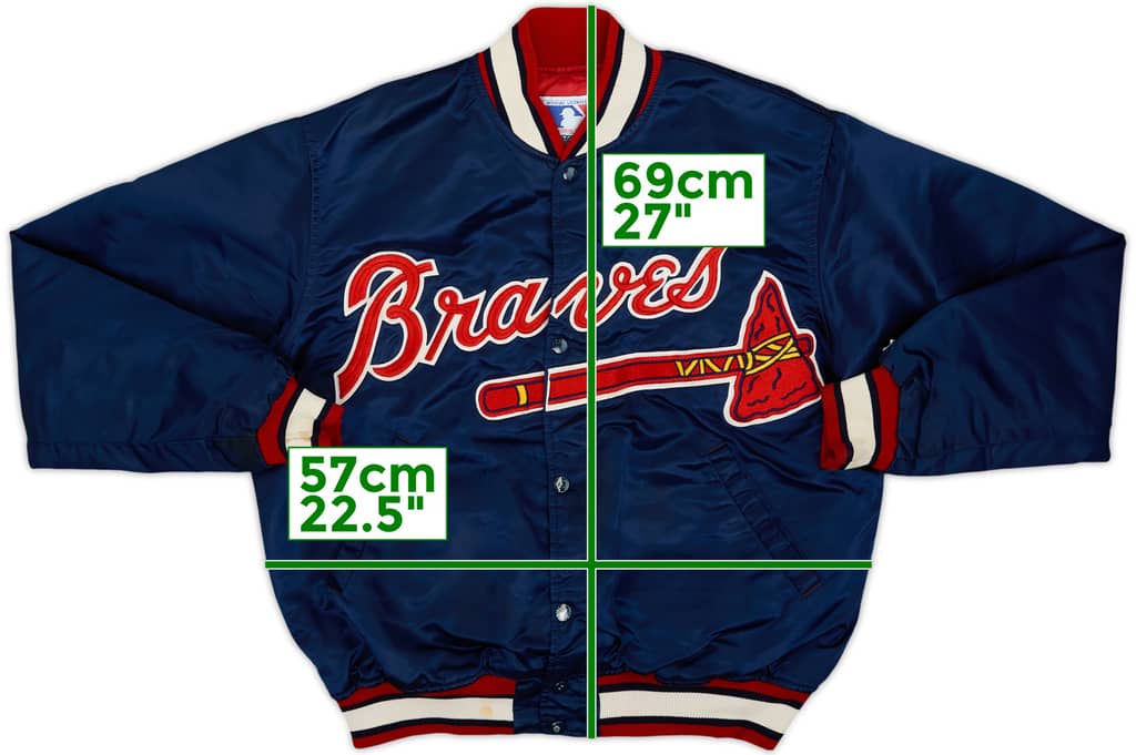 1990s Atlanta Braves Starter Satin Varsity Jacket - 6/10 - (L)