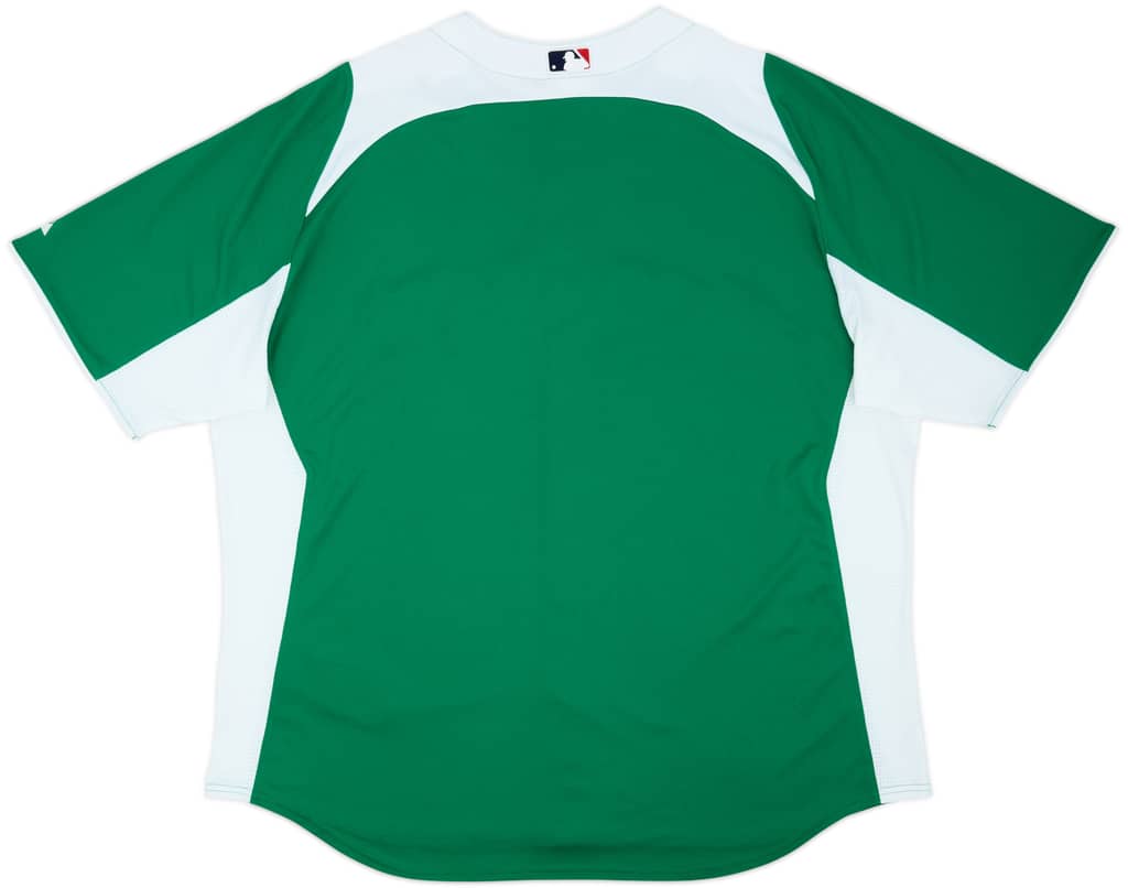 2013 Boston Red Sox Majestic Maillot d'entraînement authentique - 9/10 - (XXL)