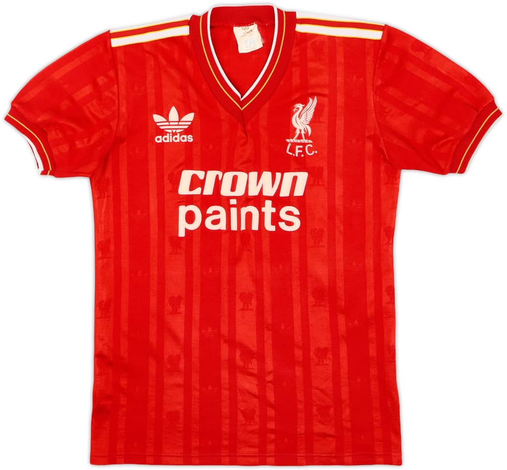 1985-87 Liverpool Home Shirt - 8/10 - (Y)