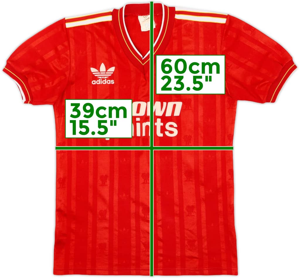 1985-87 Liverpool Home Shirt - 8/10 - (Y)