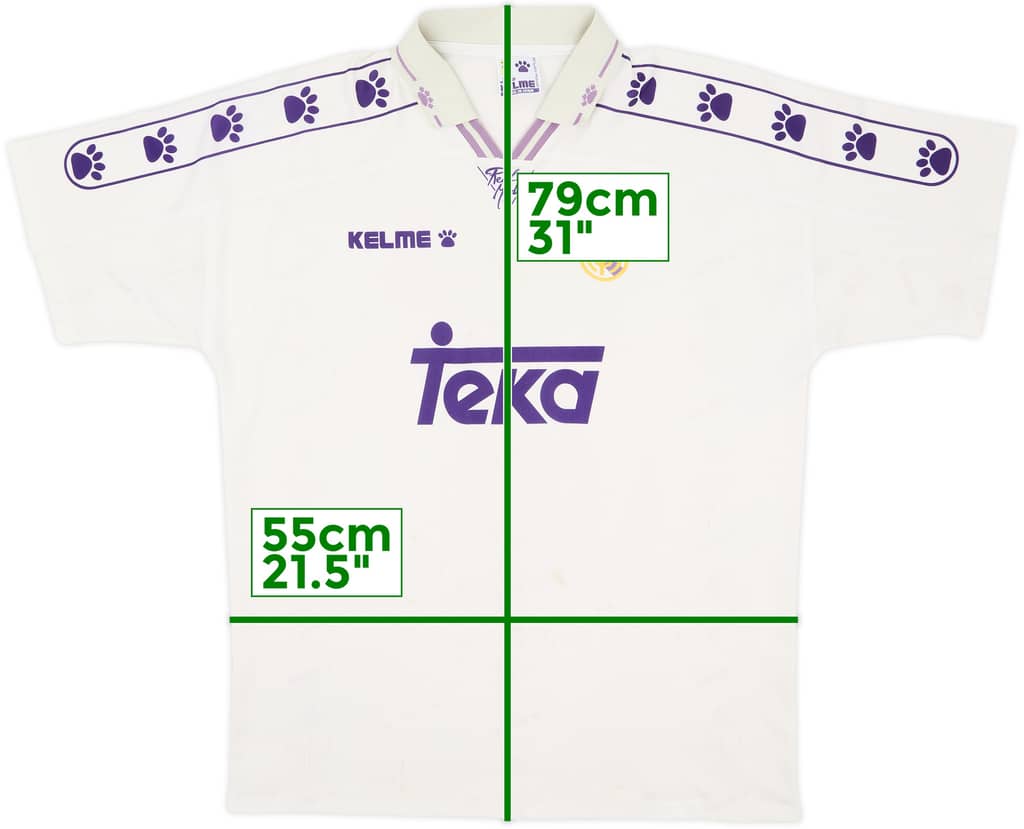 1994-96 Real Madrid Home Shirt - 5/10 - (XL)