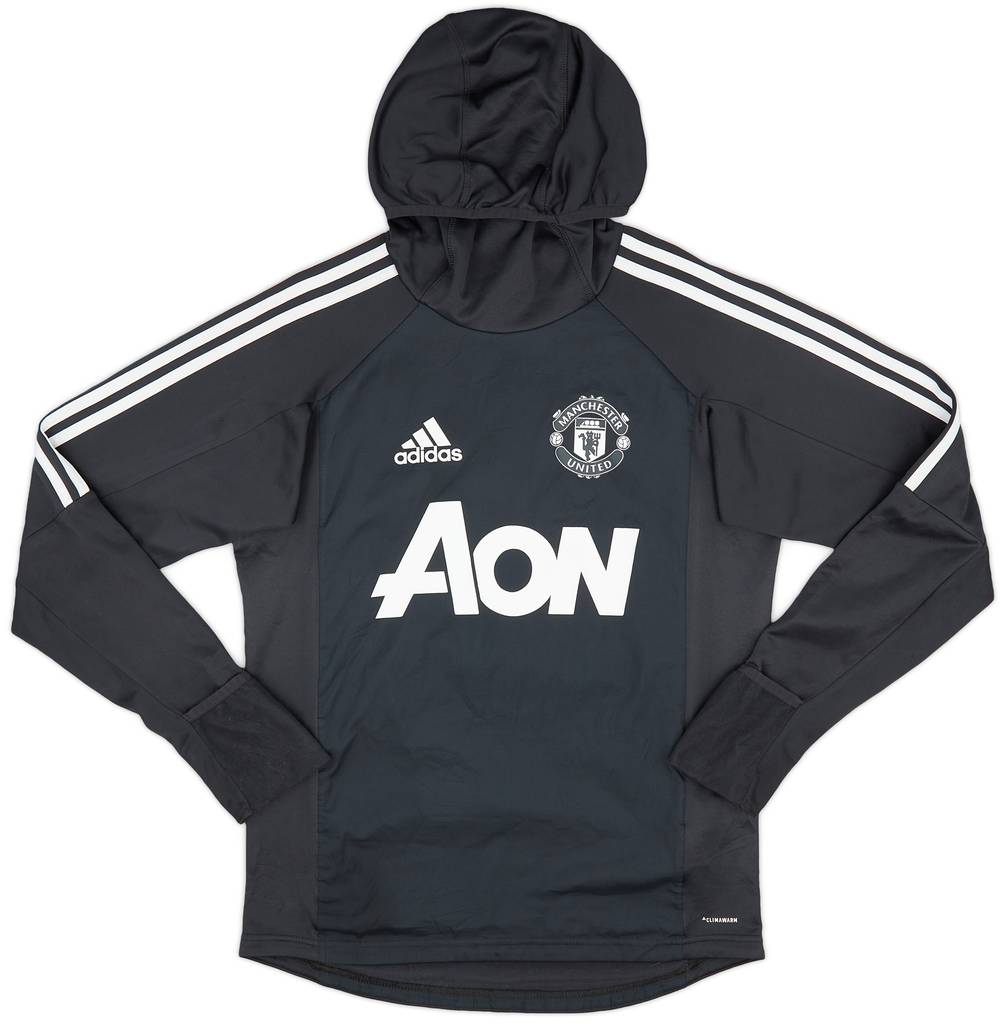 2017-18 Manchester United adidas Hooded Top - 9/10 - (XS)