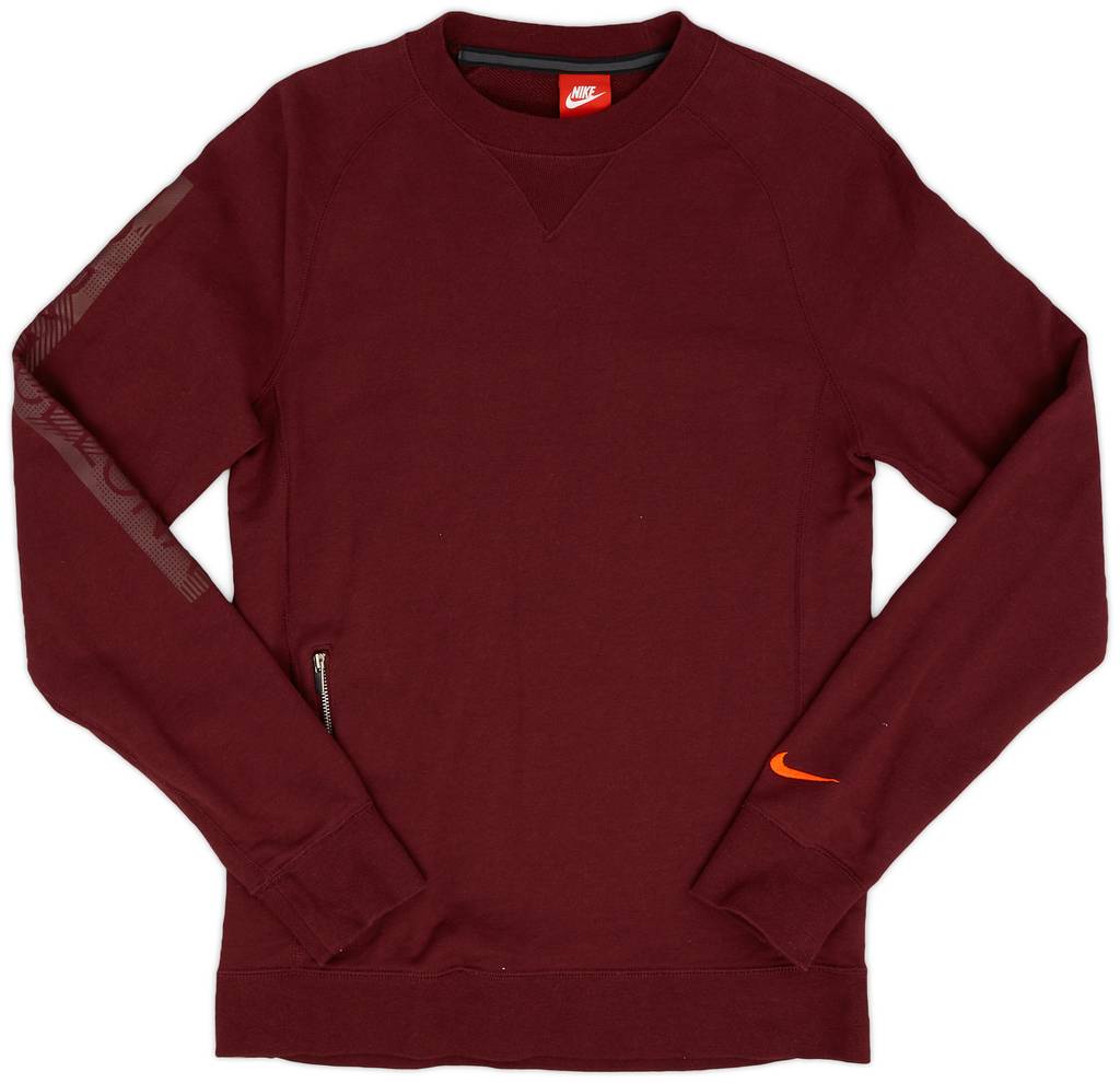 2017-18 Barcelona Nike Sweat Top - 9/10 - (S)