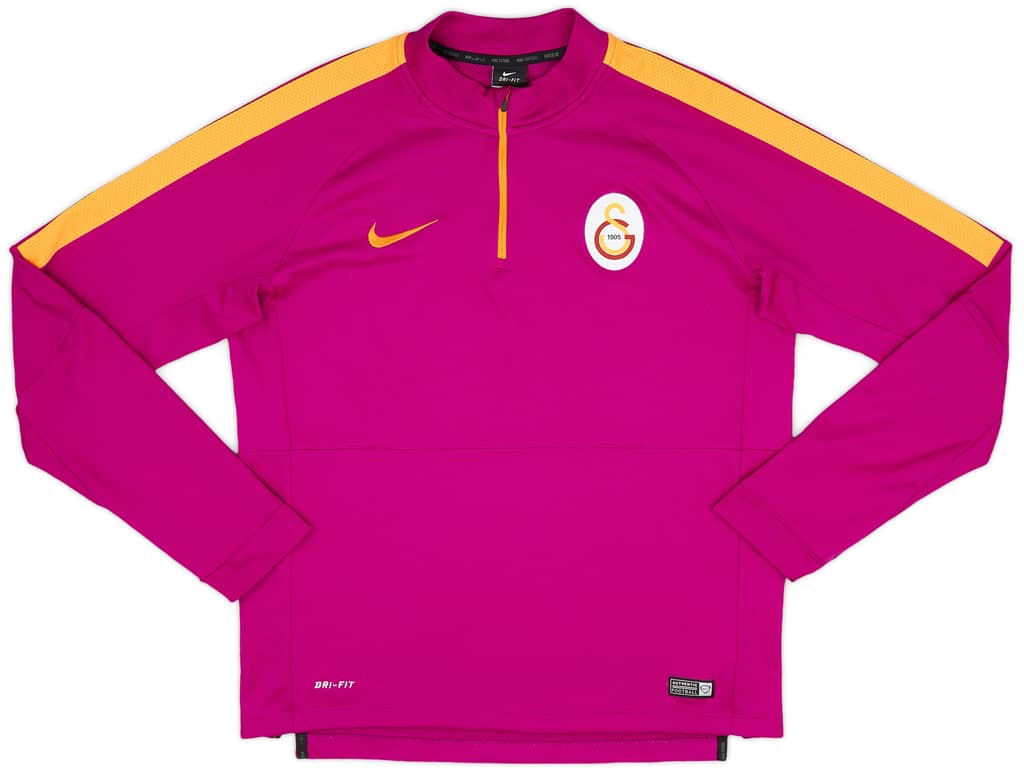 2014-15 Galatasaray Nike 1/4 Zip Drill Top - 9/10 - (L)