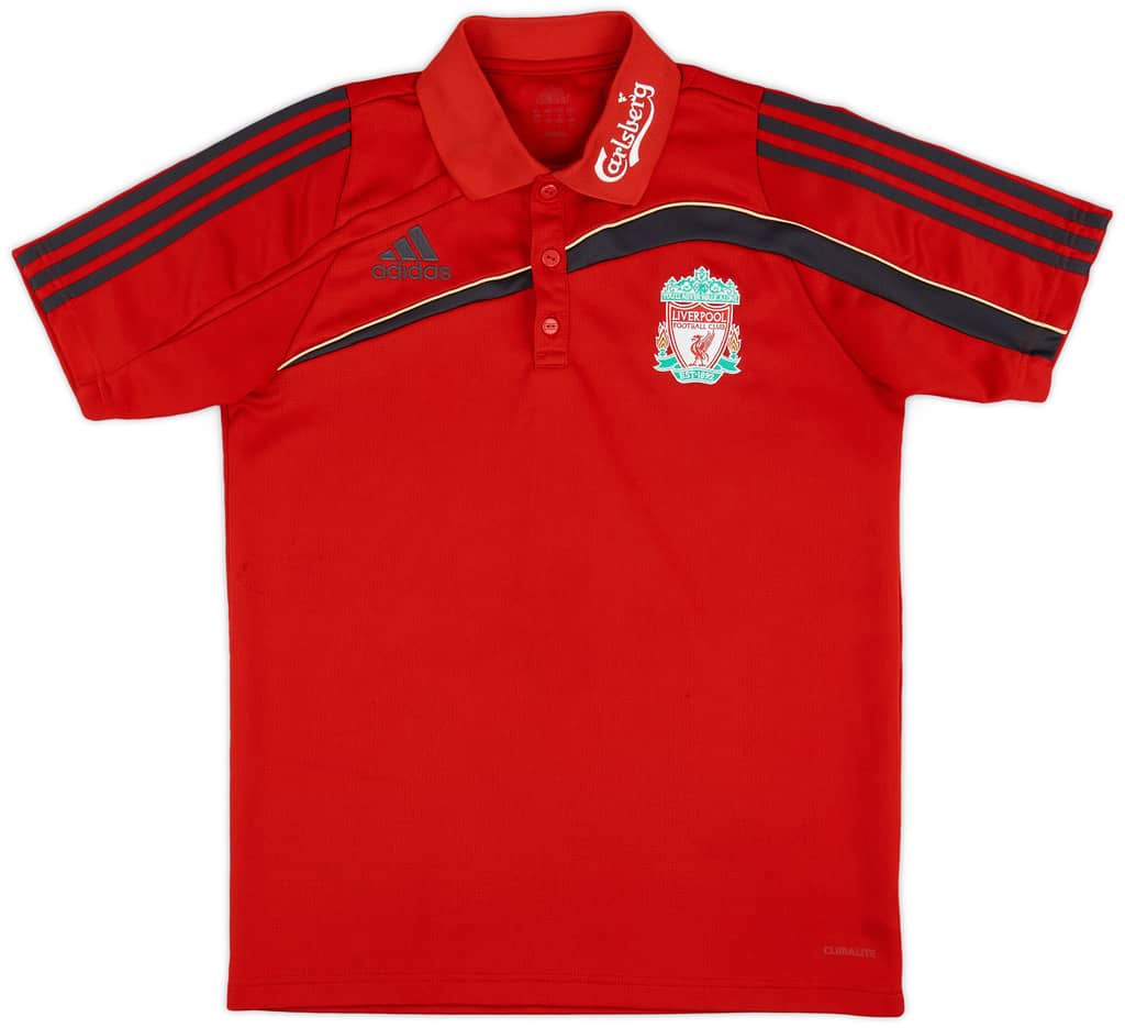 2009-10 Liverpool adidas Polo Shirt - 6/10 - (S)