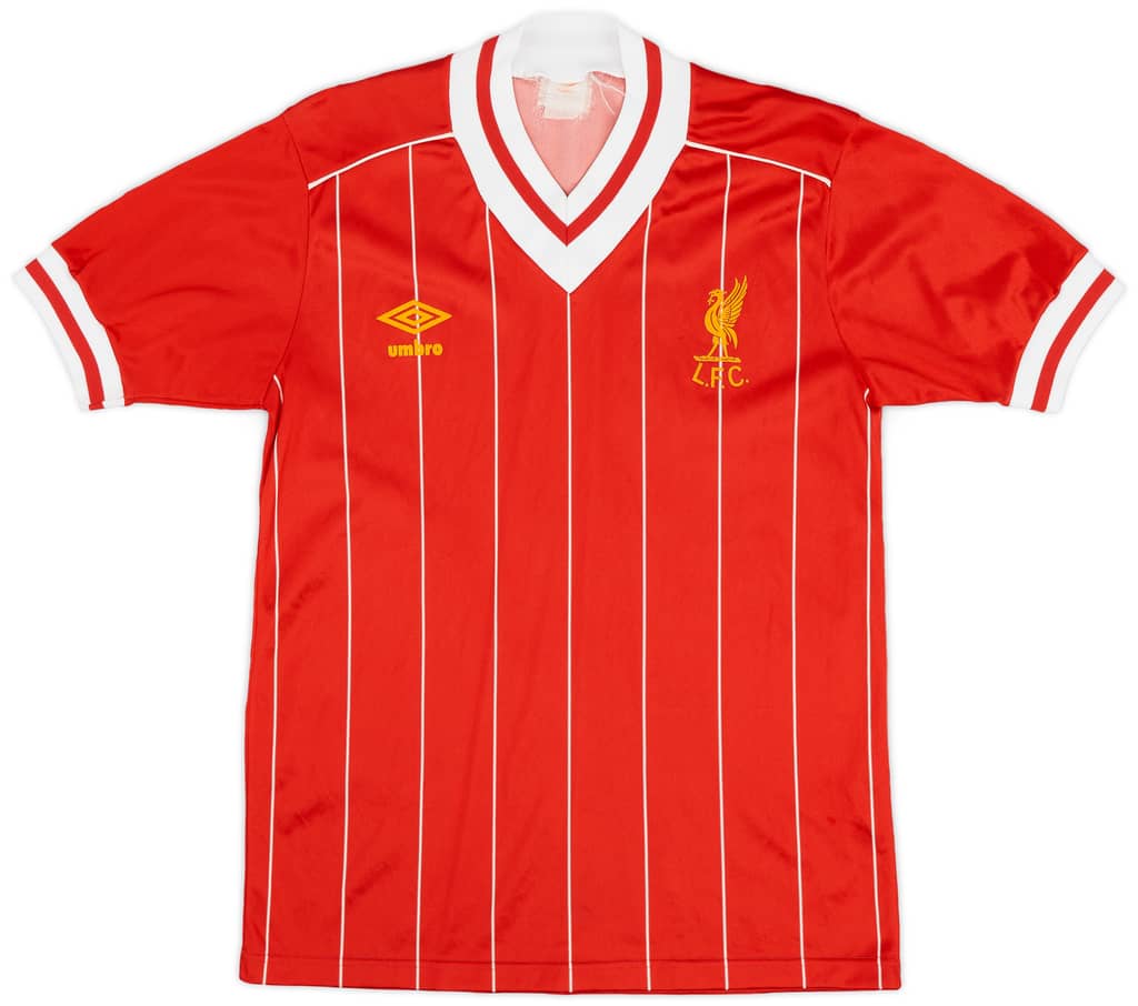 1982-85 Liverpool Home Shirt - 9/10 - (S)
