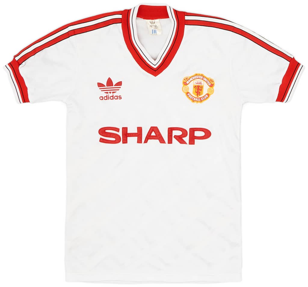 1986-88 Manchester United Away Shirt - 7/10 - (Y)